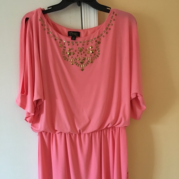 Peachy Cutesy Short Dress - Picture 1 of 4